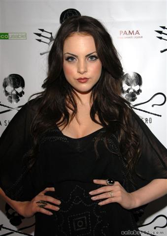 elizabeth gillies blue dress